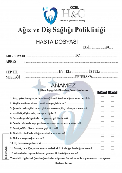 Dişçi Matbuu Formları